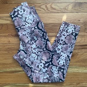 Snakeskin Activewear Leggings